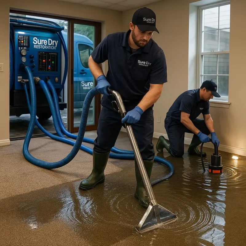Water Extraction and Removal process in Fall Creek, WI